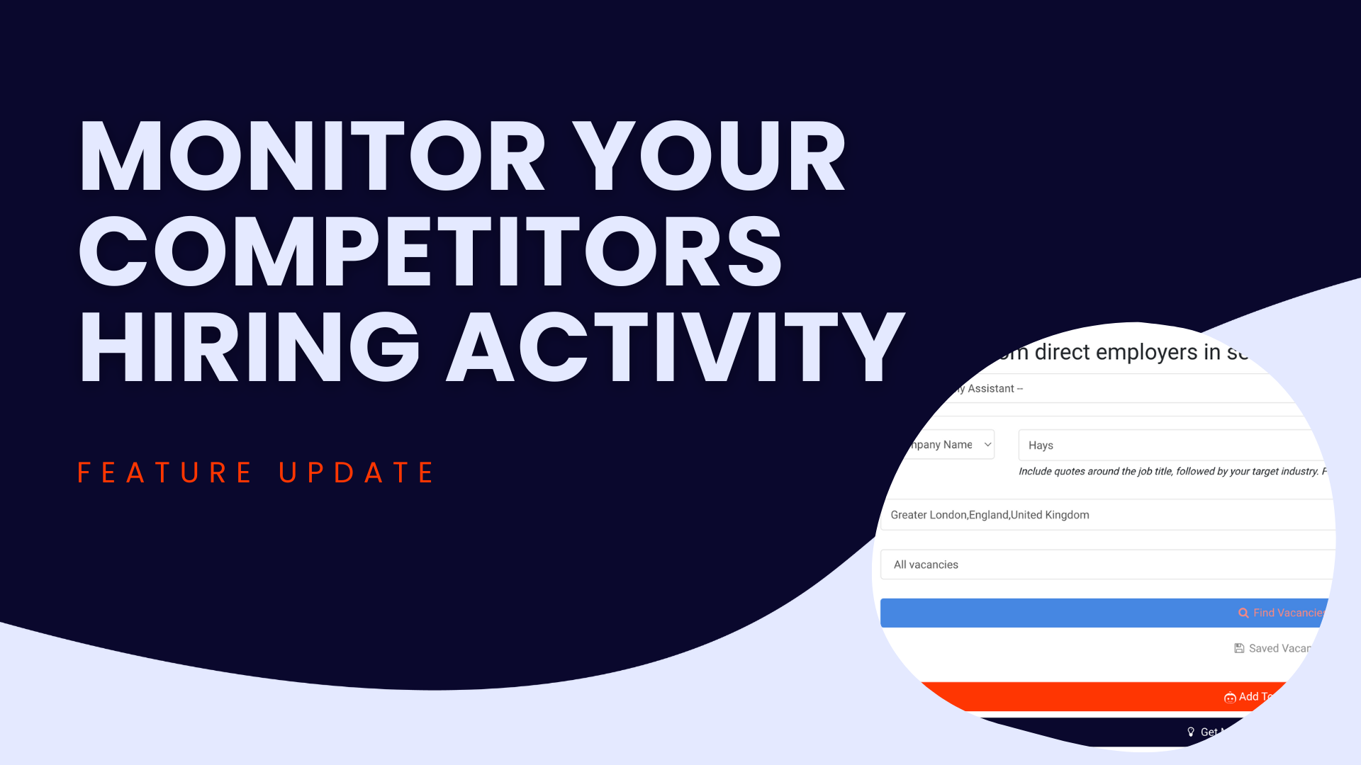 Monitor your competitors activity